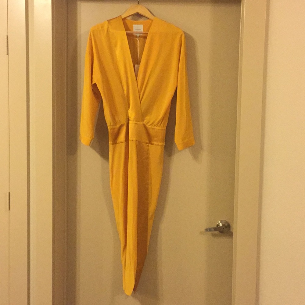 Mason by Michelle Mason Obi Long Sleeve Wrap Dress - Picture 4 of 7